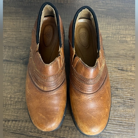 ARIAT Safety Clog Steel Toe Women’s Size 8.5 Brown Distressed - Picture 5 of 12